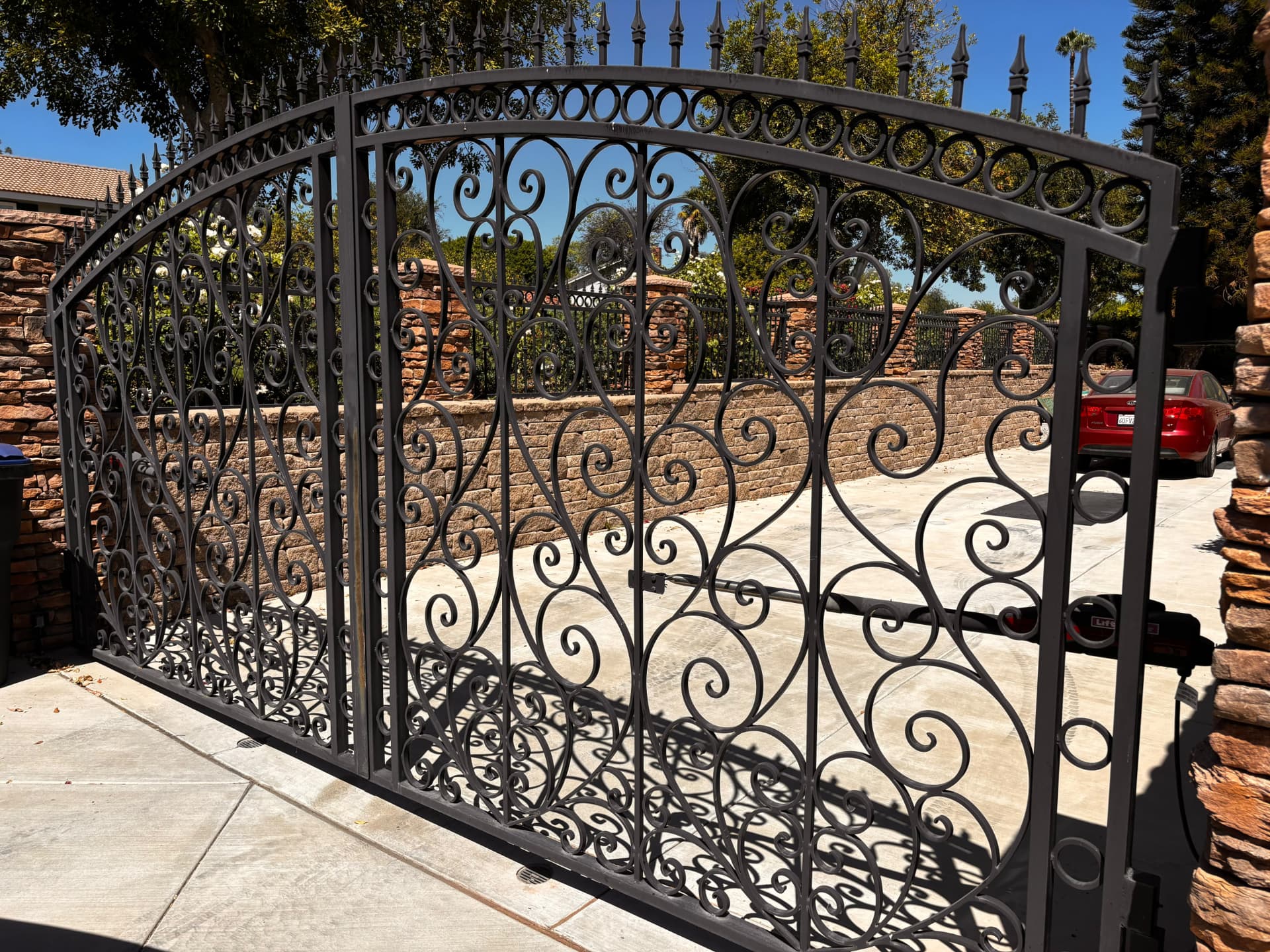 Wrought Iron Fence Installation